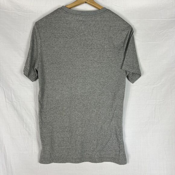 Hurley T-Shirt Men's Small S Short Sleeve Crew Neck Logo Heathered Gray - Picture 5 of 5